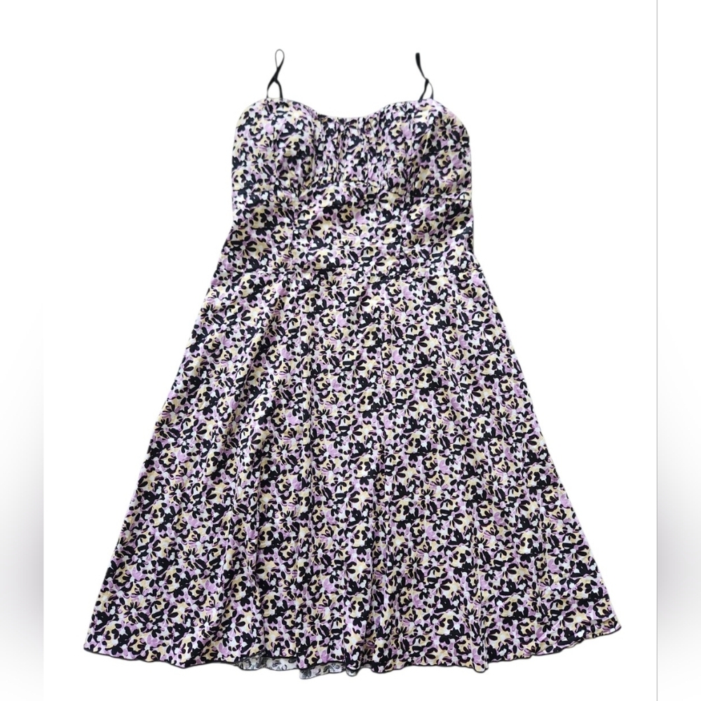 Vintage Connected Apparel Floral Mini Dress Sz‎ 10 Daisy Sweetheart Babydoll Y2K